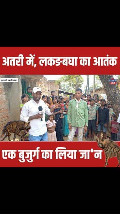 अतरी में, लकङबघा का आतंक एक 65 वर्षीय बुजुर्ग का लिया जा'न क्षेत्र में हड़कंप! #atri #lakadbagha #video #gayaji #videovi...
