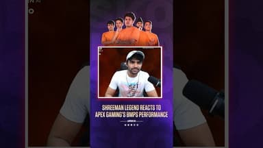 Shreeman Legend Reacts to Apex Gaming’s BMPS Performance 😱#shreemanlegend #apexgaming #bmps #bgmi