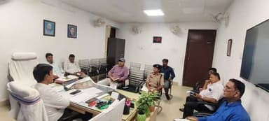 नालंदा:-अनुमंडल पदाधिकारी, राजगीर की अध्यक्षता में मलमास मेला 2026 के अवसर पर मेला क्षेत्र में लगने वाले पंडाल, जर्मन है...