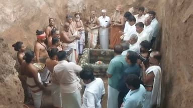 அவிநாசி: மங்களம் சாலையில் உள்ள சுந்தரமூர்த்தி நாயனார் திருக்கோயில் கட்டுமான திருப்பணிக்கான கால்கோள் விழா நடைபெற்றது