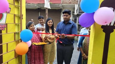 मुख्यमंत्री नारी शक्ति योजना अंतर्गत समाहरणालय परिसर स्थित पालनाघर का उद्घाटन जिलाधिकारी निखिल धनराज निप्पाणीकर द्वारा ...