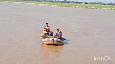 भिनगा: भकला पुल के पास नदी में डूबे दो किशोरों में से एक का शव घटनास्थल से 1 किलोमीटर दूर बरामद, दूसरे की तलाश जारी