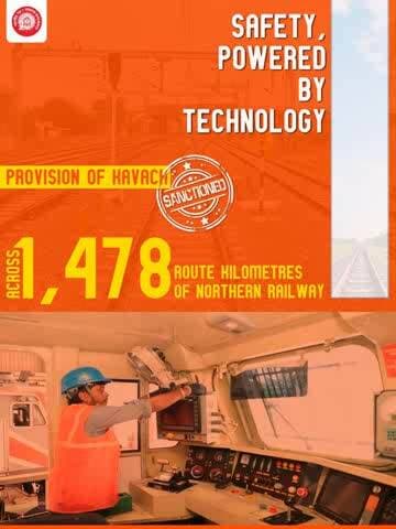 🇮🇳 #IndianRailways continues to accelerate deployment of Kavach, with 1,478 RKM sanctioned across key routes of Northern Railway, enhancing safety, reliability and operational efficiency across the network.
#BharatKaKavach