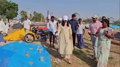 సిరిసిల్ల: రగుడు ధాన్యం కొనుగోలు కేంద్రం తనిఖీ చేసిన జిల్లా కలెక్టర్ గరిమ అగ్రవాల్
