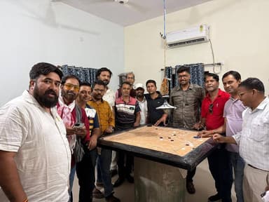 हजारीबाग #प्रेस क्लब द्वारा आयोजित TP -Shadwal #कैरम टूर्नामेंट पत्रकारिता के तनावपूर्ण माहौल से राहत दिलाने का बनेगा मा...