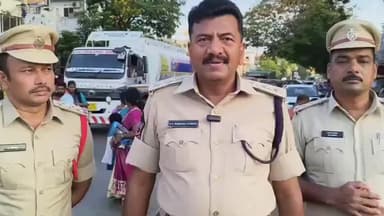 కావలి: ట్రాఫిక్ ఎక్కువగా ఉన్న ప్రదేశాలను పరిశీలించిన కావలి డీఎస్పీ వివి రమణ కుమార్