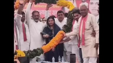खेकड़ा: घिटौरा में सपा की भाईचारा रैली एवं धन्यवाद सभा शक्ति प्रदर्शन में बदली, इकरा हसन और राजकुमार भाटी ने BJP पर जमकर बरसे