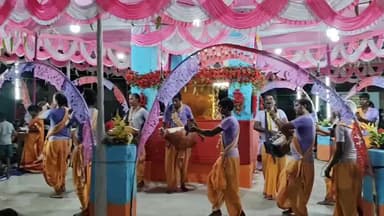 घाटशिला: पावड़ा आश्रम में 16 पहर का हरिनाम संकीर्तन संपन्न, उमड़ी भक्तों की भीड़