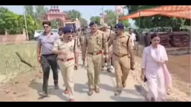 बड़ौत: मौजिजाबाद नांगल भगवानपुर के श्री शिव गोरखनाथ आश्रम खोखरा में CM के कार्यक्रम की तैयारियों का DM और SP ने लिया जायजा