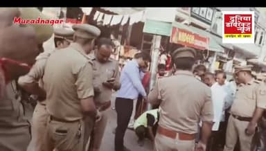 मुरादनगर में प्रशासन द्वारा अतिक्रमण हटाओ अभियान चलाया गया।