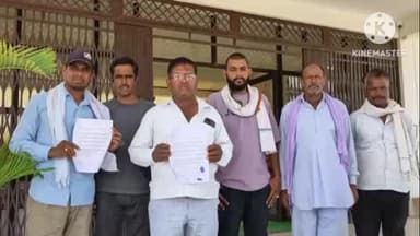 डीडवाना: आबादी के ऊपर मौत का जाल, हाई टेंशन लाइन हटाने की मांग को लेकर जिला कलेक्टर को दिया ज्ञापन