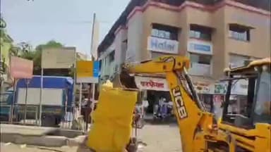 पालघर: बोईसर परिसरातील अतिक्रमणाविरोधात तोडक कारवाई