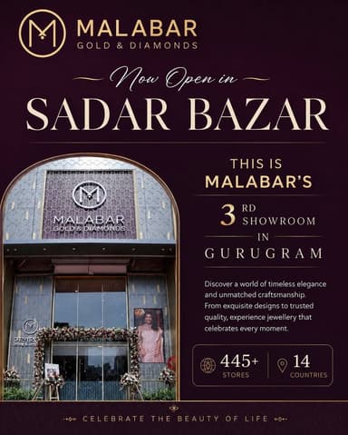 Luxury just got closer to your neighbourhood! ✨
The iconic Malabar Gold & Diamonds has now opened its brand new showroom...