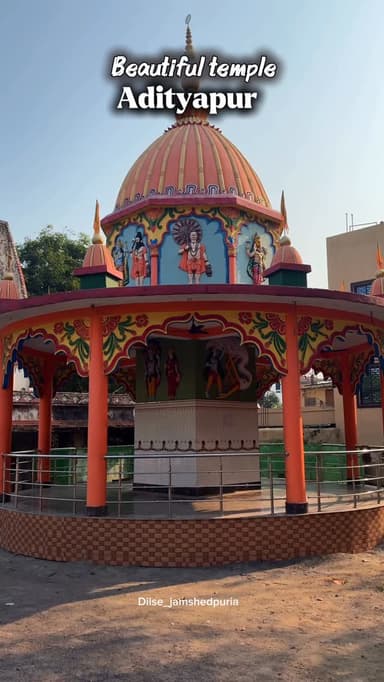 This beautiful temple in Adityapur stands as a symbol of calmness, devotion, and timeless architecture. From the soothin...