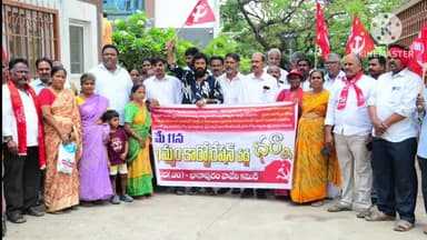 ఖమ్మం అర్బన్: ఖమ్మం లో త్రాగునీటి సమస్య పరిష్కరించాలని సిపిఎం ఆధ్వర్యంలో ఖమ్మం కార్పొరేషన్ కార్యాలయం ఎదుట ఆందోళన