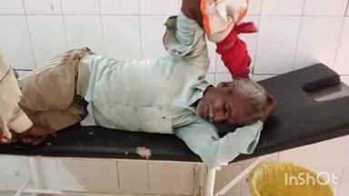 मड़ावरा: गढोली खुर्द में मूंग की फसल की थ्रेसर करते समय ग्रामीण थ्रेशर से हुआ घायल