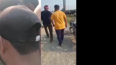 मुगलसराय: कमलापुर में महिला को गोली मारने के बाद भाग रहे आरोपी को ग्रामीणों ने दौड़ाकर पकड़ा, वीडियो हुआ वायरल