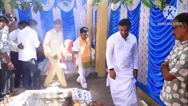 ಗೌರಿಬಿದನೂರು: ಮೈಲಗಾನಹಳ್ಳಿ ಗ್ರಾಮದಲ್ಲಿ ಶ್ರೀ ಜಟಲಿಂಗೇಶ್ವರ ಸ್ವಾಮಿ ದೇವಸ್ಥಾನದ ಪ್ರತಿಷ್ಠಾಪನ ವಾರ್ಷಿಕೋತ್ಸವ ಕಾರ್ಯಕ್ರಮದಲ್ಲಿ ಭಾಗವಹಿಸಿದ ಸಂಸದ ಸುಧಾಕರ್