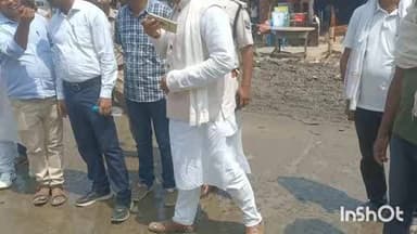 मधेपुर: मधेपुर न्यू बस स्टैंड पर जल निकासी की समस्या का समाधान शुरू, टैंकर से निकाला गया पानी