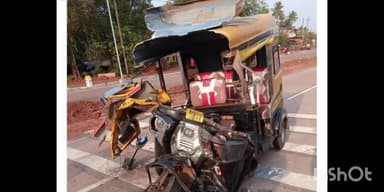 रत्नागिरी: नाणीज येथे भीषण अपघात, ट्रॅक्टर वर रिक्षा आदळून झालेल्या अपघातात चालक ठार