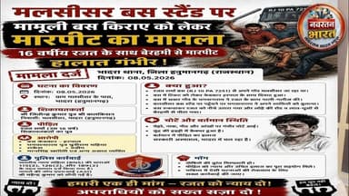#सोशल मीडिया पर मारपीट के मामले में पुलिस थाना भादरा मामला दर्ज#viral