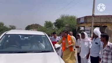 परबतसर: परबतसर इलाके में पूर्व विधायक मानसिंह किनसरिया के नेतृत्व में सी पी जोशी का भव्य स्वागत किया गया