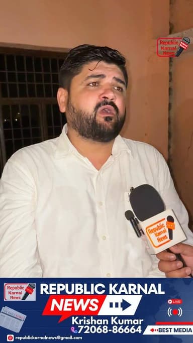महर्षि वाल्मीकि मंदिर में पालाराम वाल्मीकि अपने समाज के लोगों के बीच धन्यवाद करने पहुंचे।