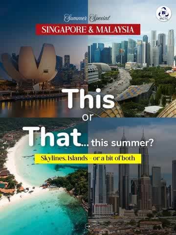 IRCTC Tourism presents the summer special - Singapore and Malaysia tour package. This all-inclusive journey explores vibrant cities, iconic skylines, and unforgettable experiences across Malaysia and Singapore for 6N/7D.