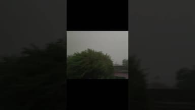 मुरादाबाद में काले बादल, तेज तूफान और भारी बारिश का तांडव #shortvideo #zen1news #viral #moradabad