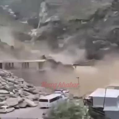 किन्नौर के भावानगर में कुदरत का भयानक मंज़र
