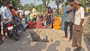 फिरोज़ाबाद: गैल गैस सर्विस की लापरवाही से बाइक सवार युवक की 10 फीट गहरे चेम्बर में गिरकर हुई मौत