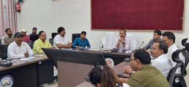 जिला समन्वय समिति की बैठक।