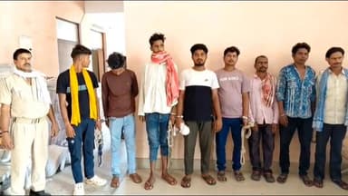 लखीसराय जिले में उत्पाद पुलिस द्वारा पांच जगहों छापेमारी कर एक शराब तस्कर एवं आठ शराबी को गिरफ्तार किया गया