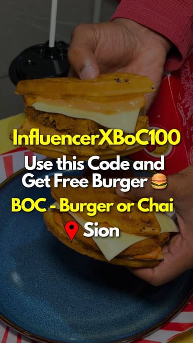 @boc.burgerorchai just launched their BOLDEST fusion burger - The Waffle Burger
Crispy fried chicken + waffle sweetness...