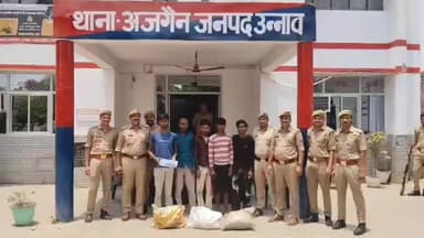 हसनगंज: उन्नाव के थाना अजगैन पुलिस ने 47 किलोग्राम चोरी के कॉपर के तार के साथ 5 अंतर्जनपदीय चोरों को किया गिरफ्तार, भेजा जेल