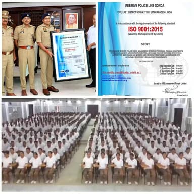 *रिजर्व पुलिस लाइन जनपद गोंडा का मिला ISO 9001:2015 प्रमाण पत्र*
*आधुनिक लाइब्रेरी*
*अत्याधुनिक जिम*
*आदर्श बैरक*
*आद...
