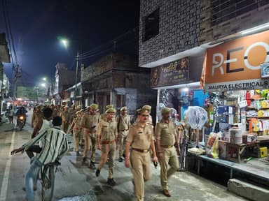 #SPKheri के निर्देशन में कानून व्यवस्था, शांति व सुरक्षा-व्यवस्था बनाये रखने के उद्देश्य से व आमजन में पुलिस के प्रति वि...