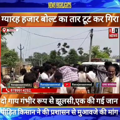 बेगूसराय के डंडारी थाना क्षेत्र में में 11000 बोल्ट का बिजली का तार टूट कर गिरने से हुआ बड़ा हादसा----
#jdultimatedanc...