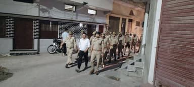 #एसपीˍरामपुर के निर्देशन में क्षेत्राधिकारी, स्वार द्वारा आगामी त्यौहार एवं अपराध नियन्त्रण, कानून/शान्ति व्यवस्था तथा ...