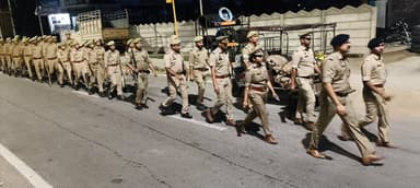 #SSPMRT के आदेश के अनुपालन में जनपद में कानून एवं शांति व्यवस्था बनाए रखने के दृष्टिगत पुलिस अधीक्षक ग्रामीण द्वारा ASP...