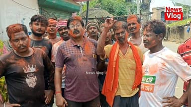 জাঙ্গিপাড়ার ফুরফুরা পঞ্চায়েতে বিজেপির বিশাল বিজয়ী মিছিল ! ডিজে বাজিয়ে হাজার হাজার মানুষ বিজয় উৎসব মেতে উঠলো !
#new...