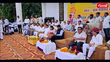 ग्राम रथ अभियान के तहत मुकाम और धुपालिया पहुंचे चिकित्सा मंत्री गजेंद्र सिंह खींवसर।
ग्रामीणों से संवाद कर सुनी समस्याएं...