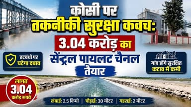 Nepal : कोसी पर तकनीकी सुरक्षा कवच: 3.04 करोड़ का सेंट्रल पायलट चैनल तैयार।
#dmsupaul #birpursupaul #SupaulNews #bihar #...