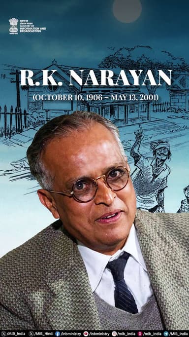 Remembering R. K. Narayan, the legendary voice of Indian English literature.