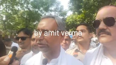 जीत के बाद मीडिया से बातचीत करते हुए विधायक नरेश सेलवाल