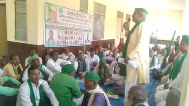 #जलेसर निधौली चौराहे से रैली ऑल इंडिया किसान यूनियन चल से तहसील तक ,👏👏