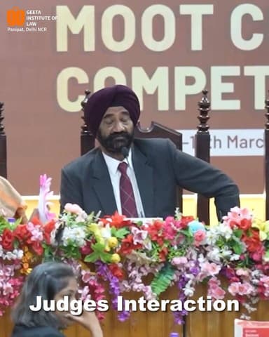Geeta Institute of Law में विद्यार्थियों को सिर्फ किताबों तक सीमित नहीं रखा जाता, बल्कि उन्हें Real Courtroom Exposure द...