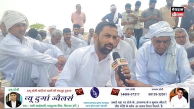 हरियाणा राजस्थान बॉडर पर जोगीवाला गाँधी के बीच फैक्ट्री के विरोध में किसानों ने लगाया धरना #आंदोलन