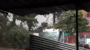 🔴Live आज के तूफान की तबाही ! huge storm ! toofan ! आंधी तूफान #vinodjivlogs #news