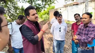 रॉबर्ट्सगंज: इमरती कॉलोनी में जलभराव की समस्या के समाधान के लिए जिलाधिकारी ने किया औचक निरीक्षण